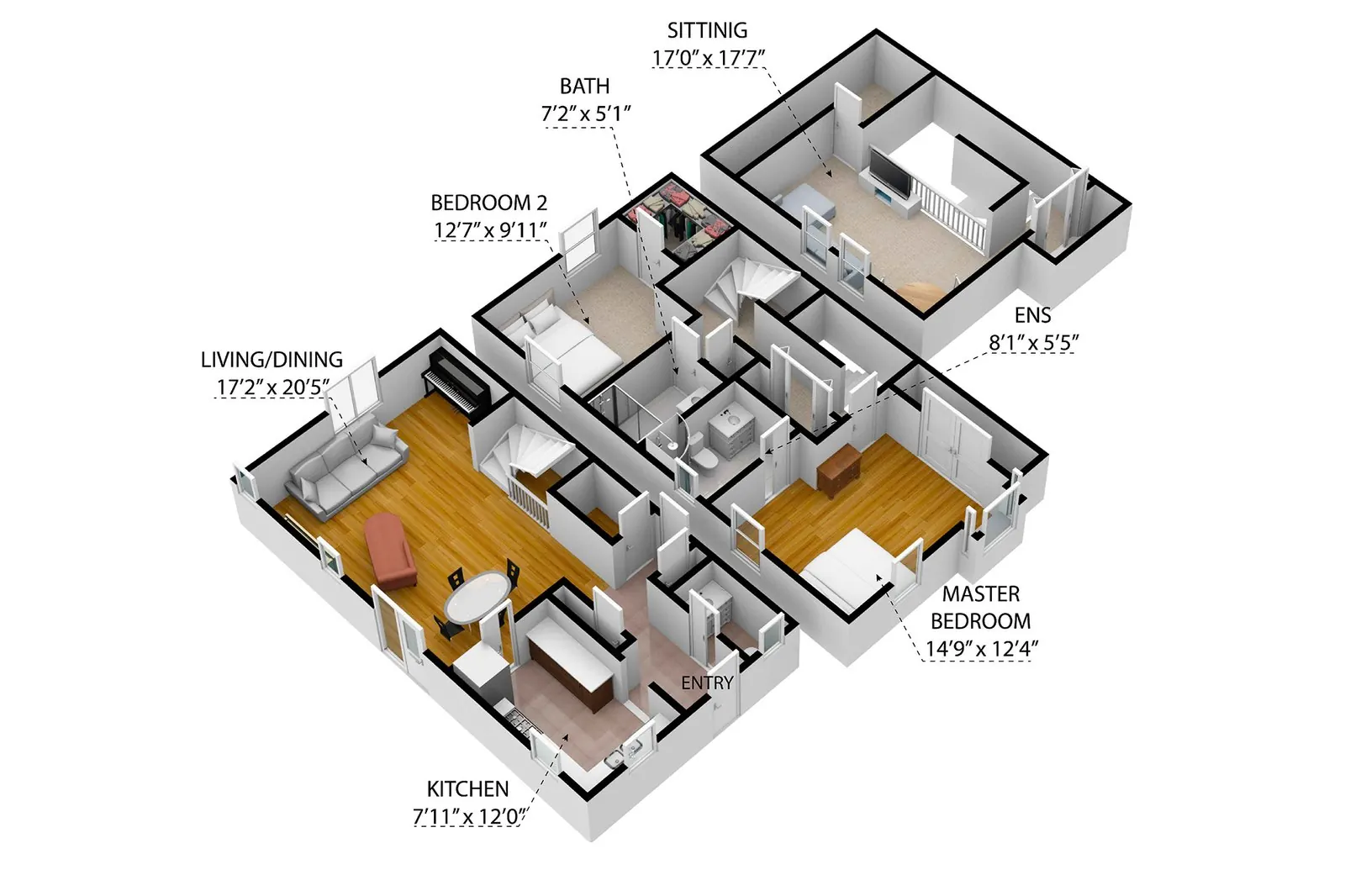 3D Floor Plans — Floor Plans