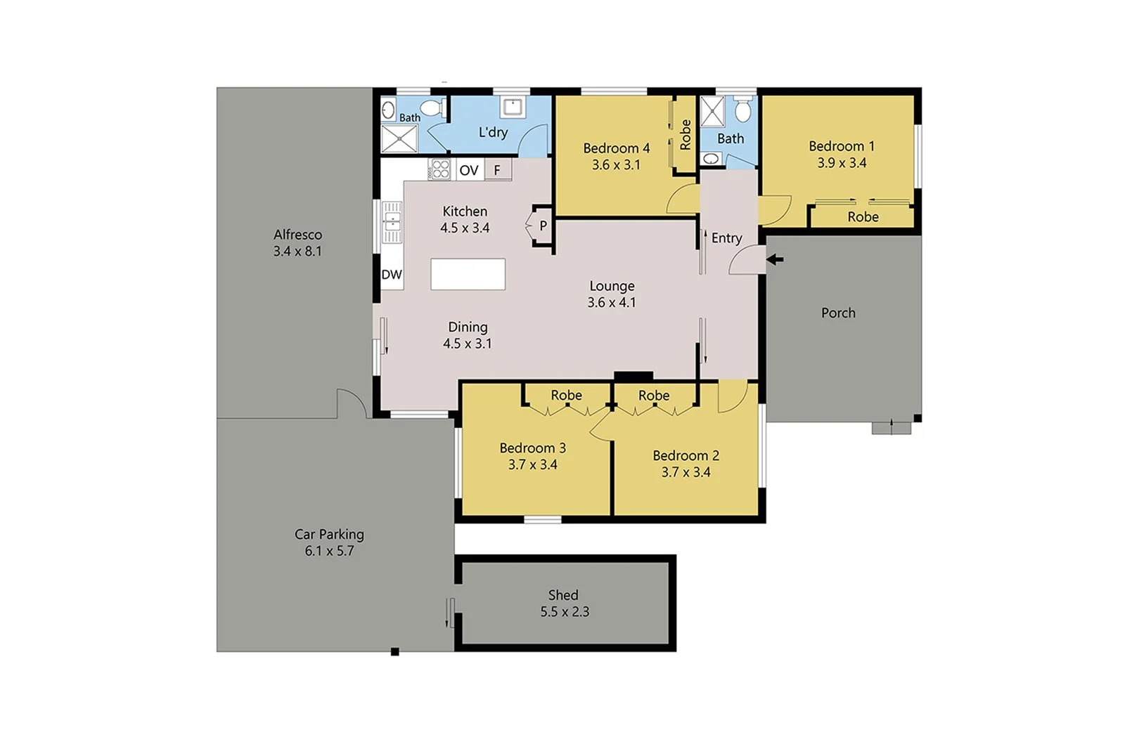 2D Color — Floor Plans